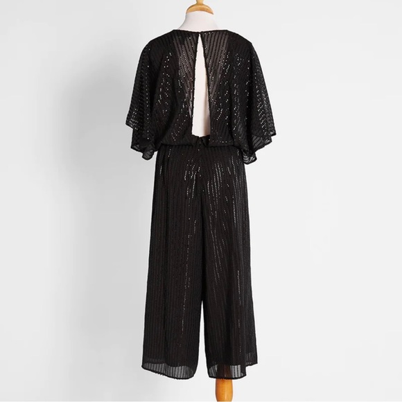 Modcloth Twinkle Like Starlight Disco Dressy Jumpsuit S - Picture 2 of 9
